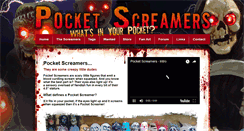 Desktop Screenshot of pocketscreamers.com